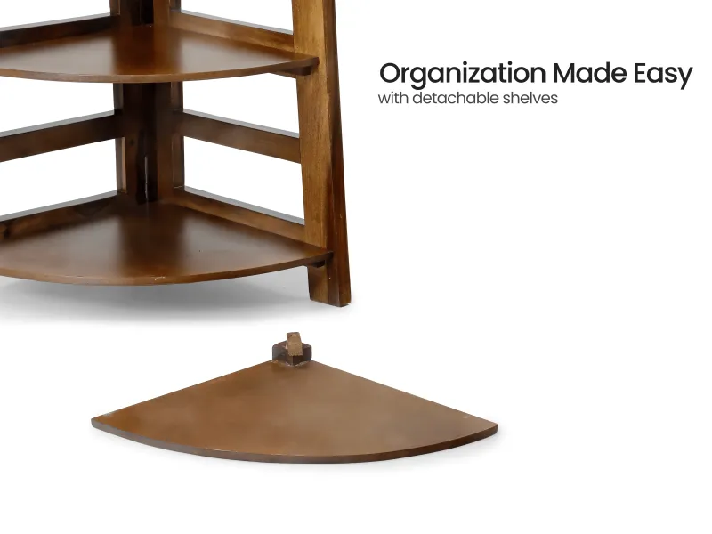 Alexa Study Table with Wooden Chair and Bookshelf